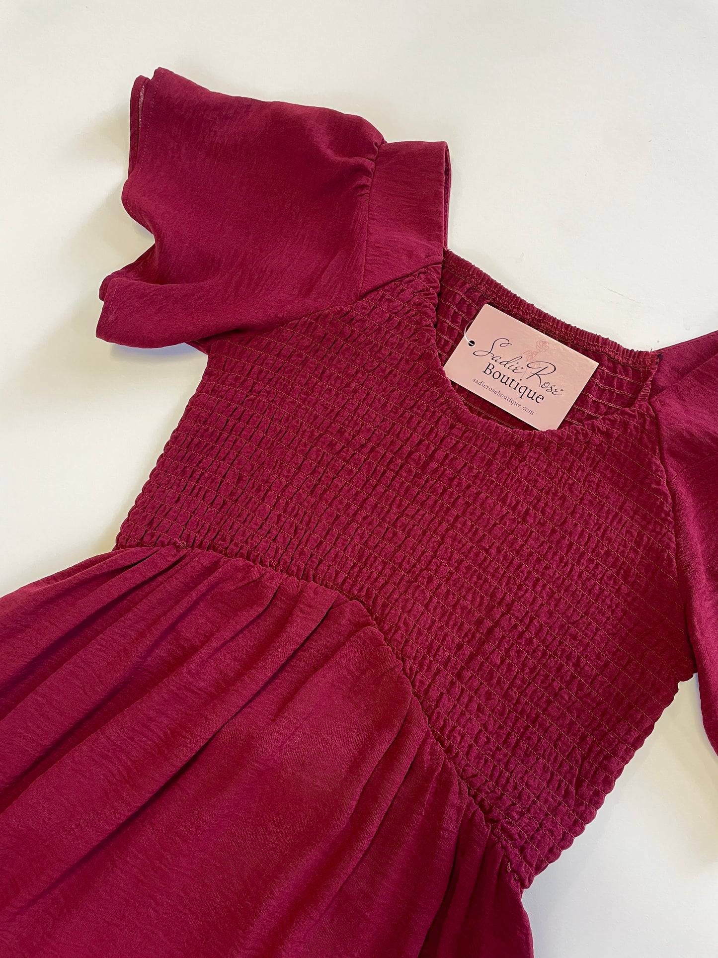 Burgundy Dress