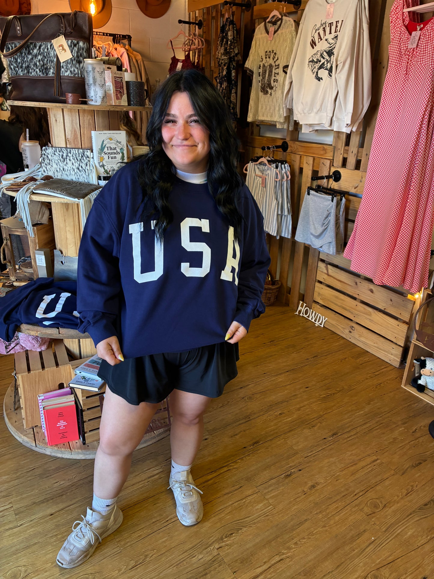 Navy USA Crewneck