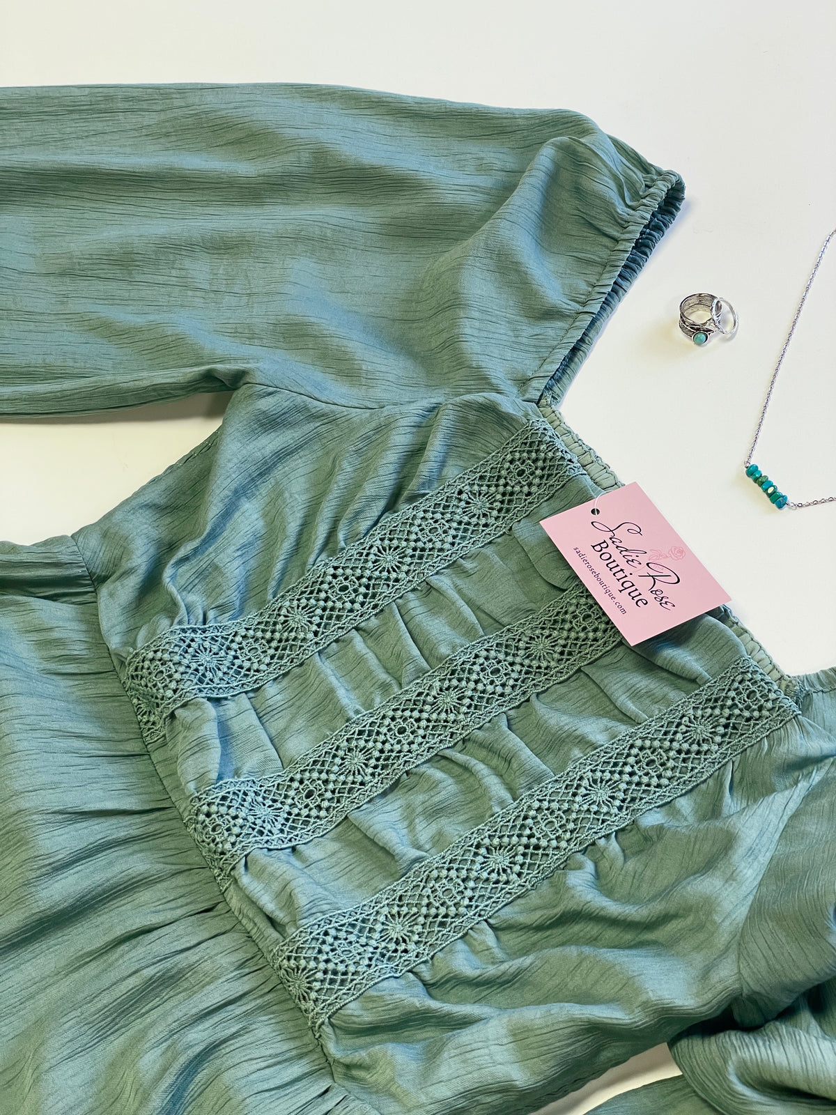 Sage Long Sleeve Dress