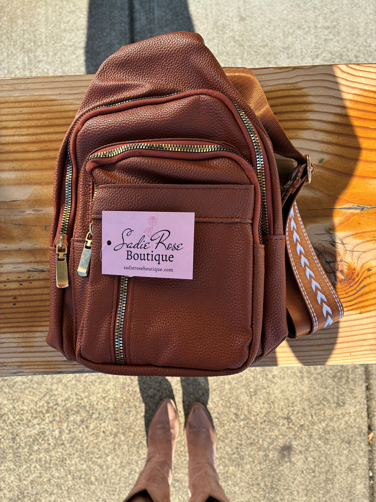 Brown Crossbody