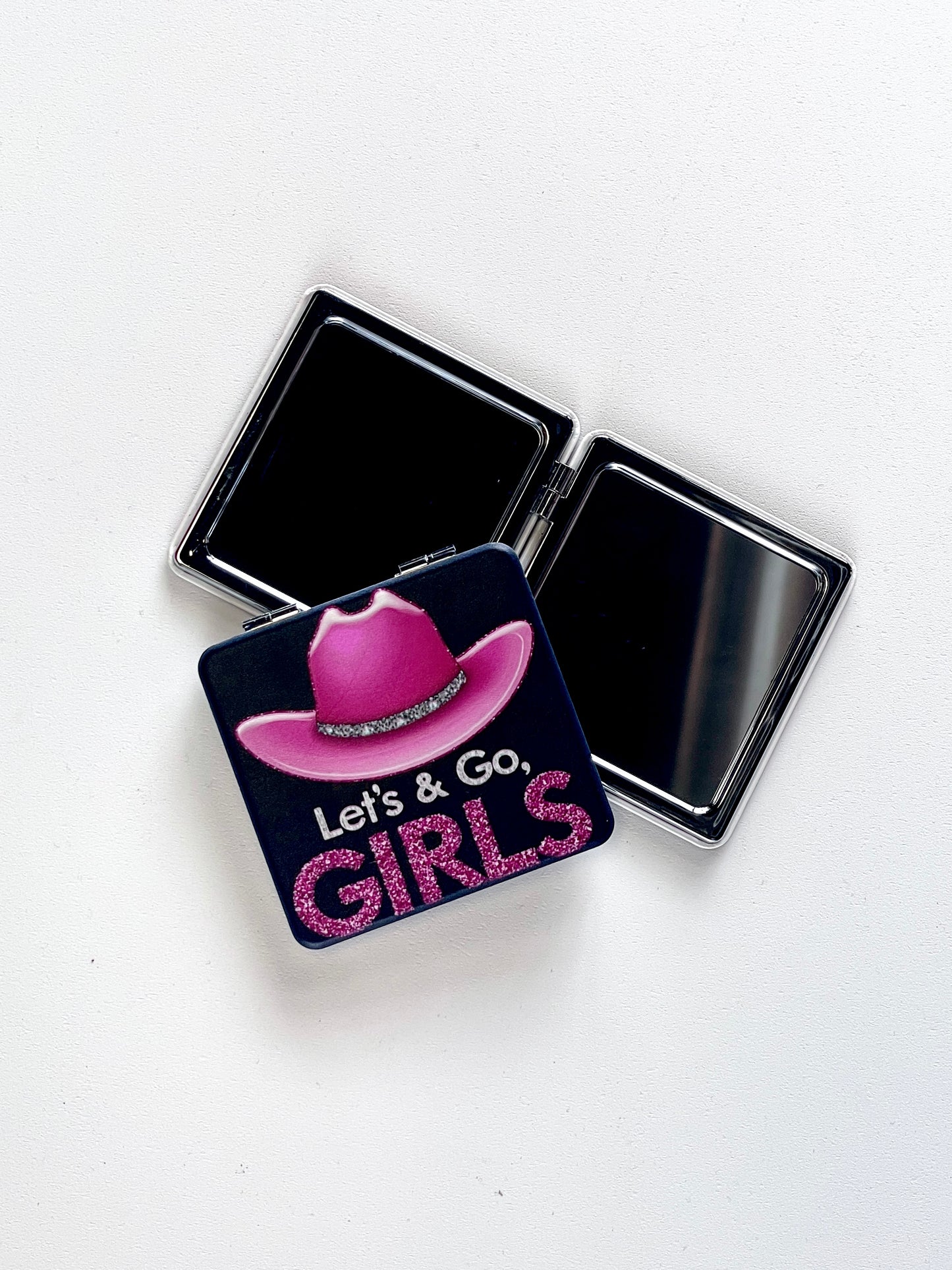 “Let’s Go Girls” Compact Mirror