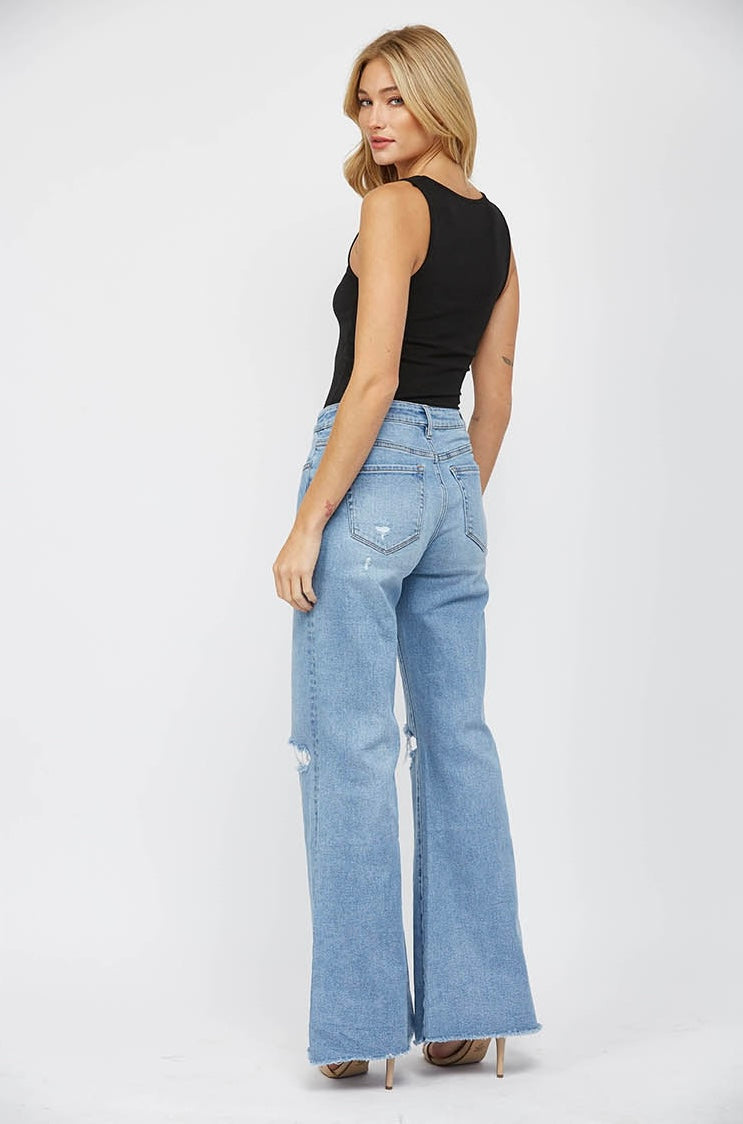 Mica High Rise Distressed Jeans