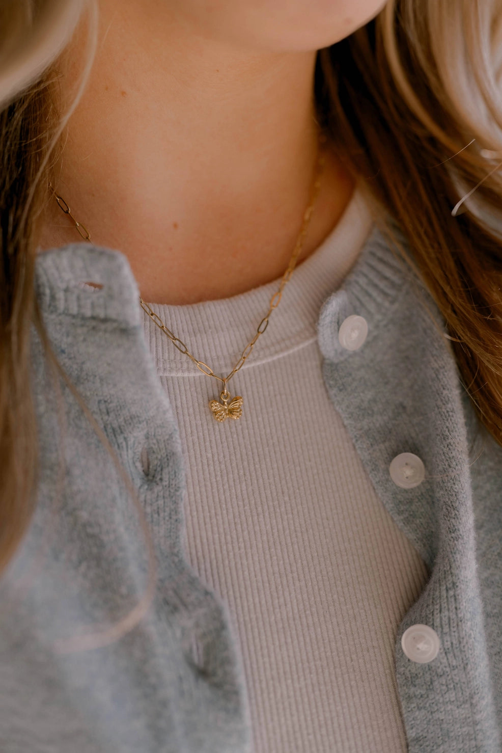 Butterfly Charm Necklace