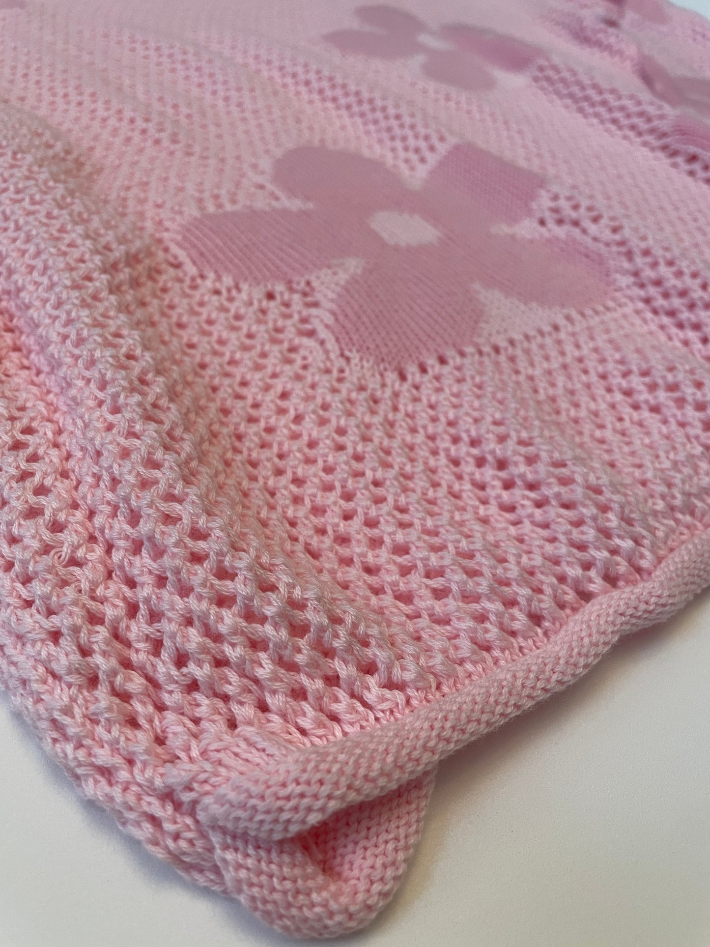 Floral Hollow Knit Sweater