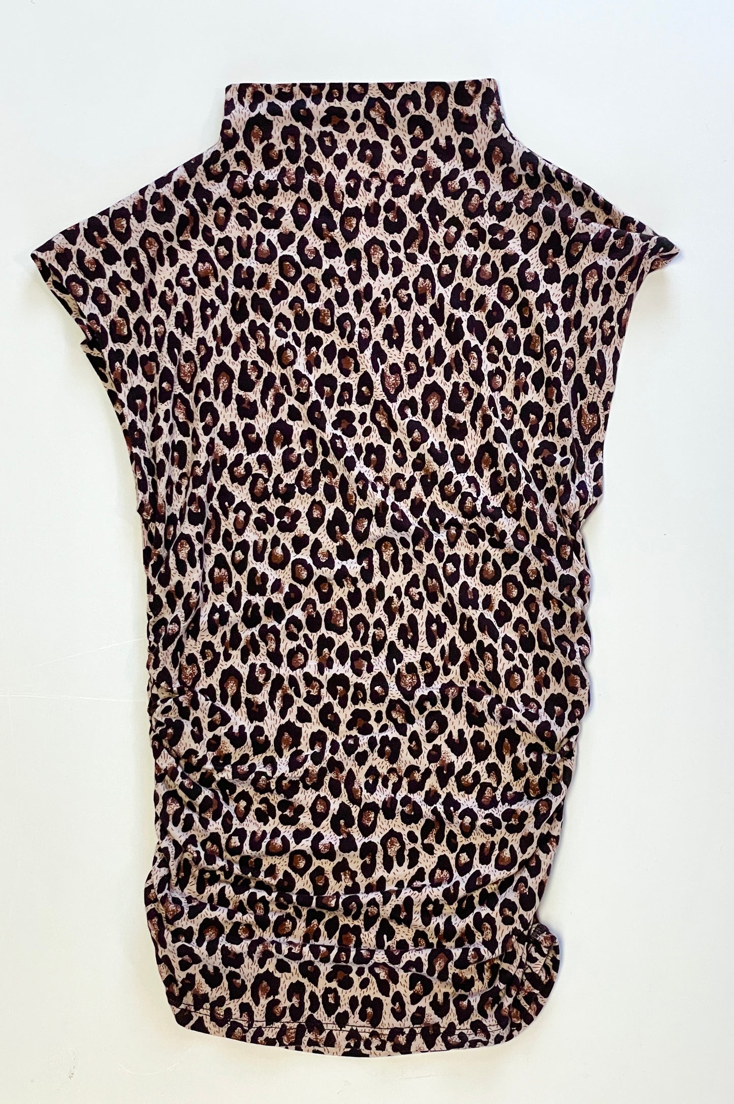 Leopard Print Mock Neck Tank