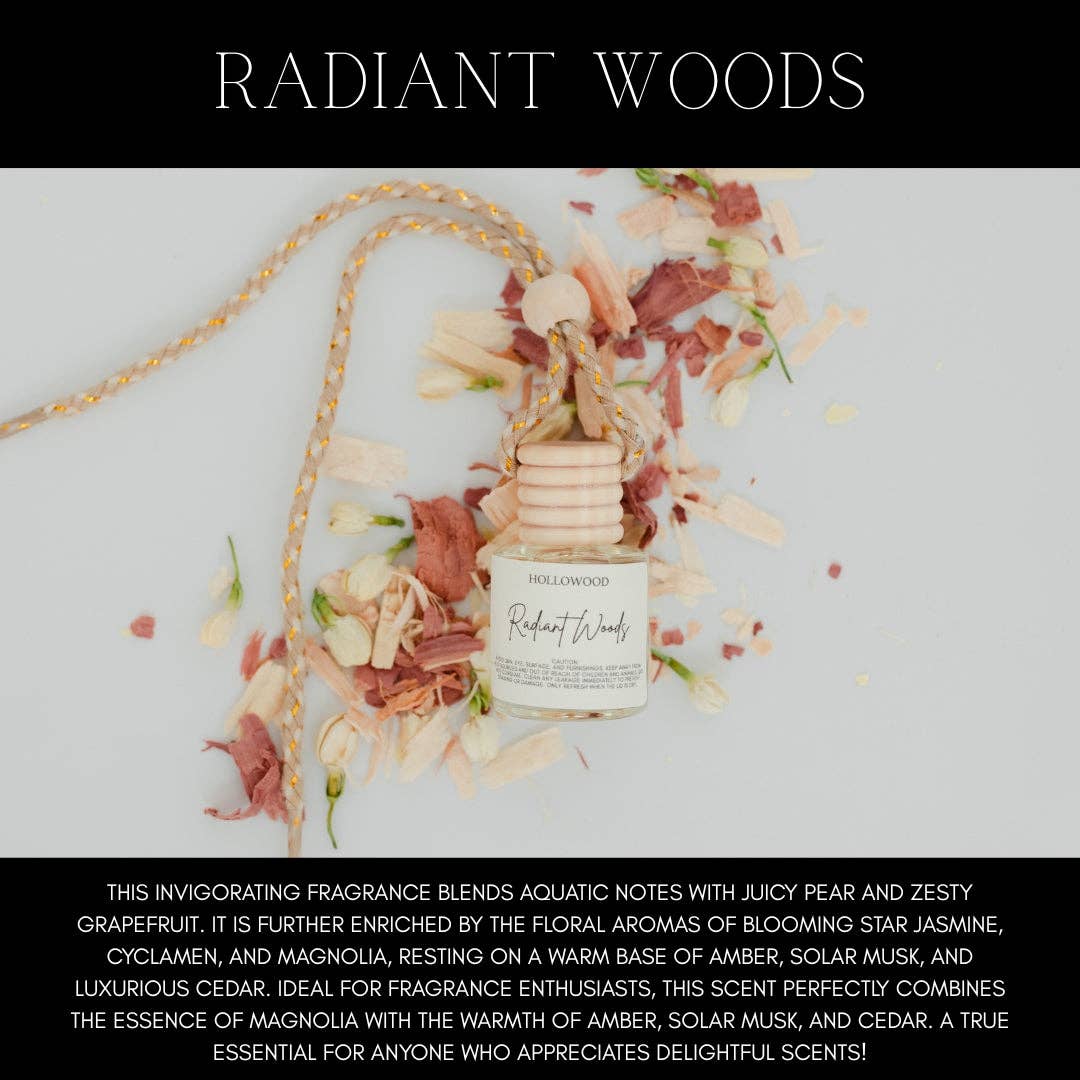 Radiant Woods Hollowood Car Diffuser