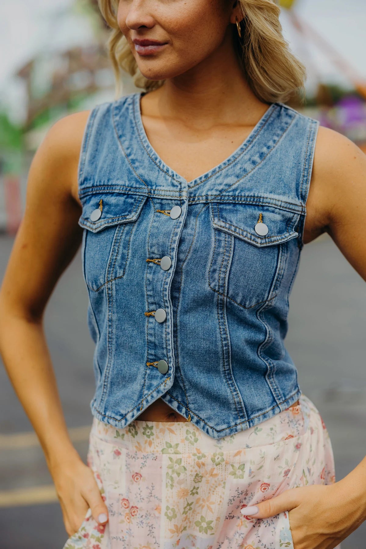 Denim Vest