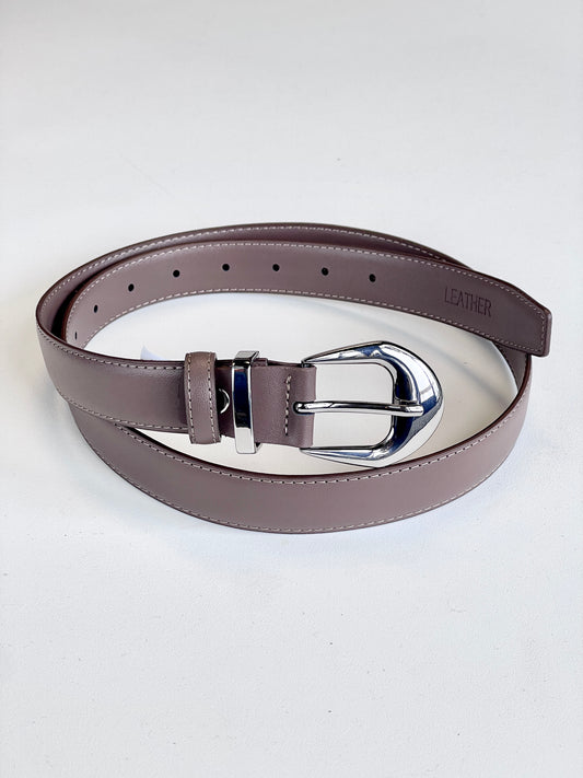 Taupe and Silver Belt