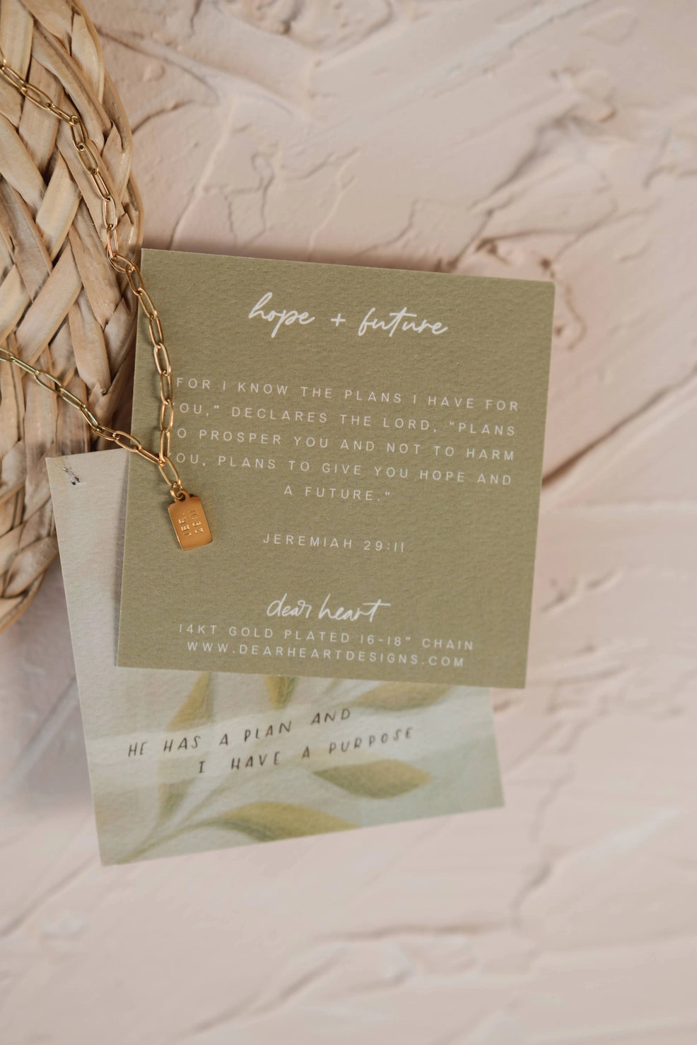 Hope +Future Necklace