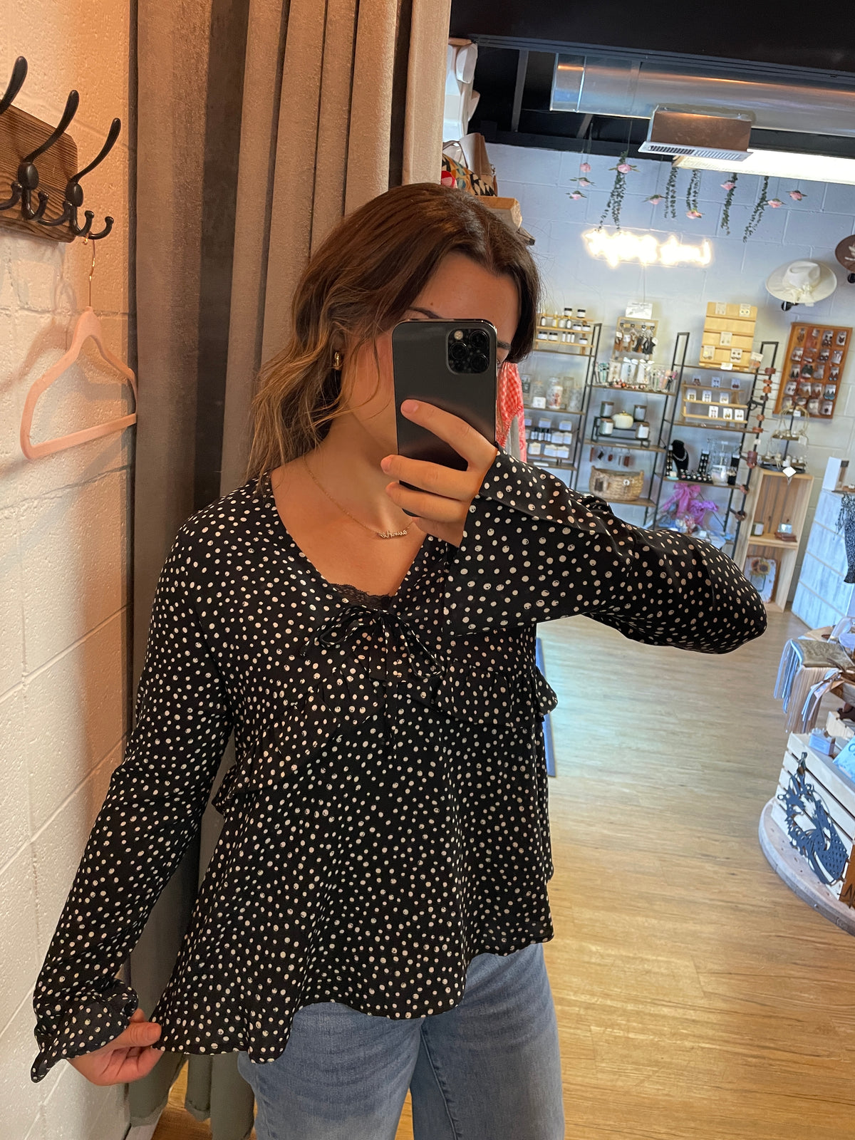 Polka Dot Blouse