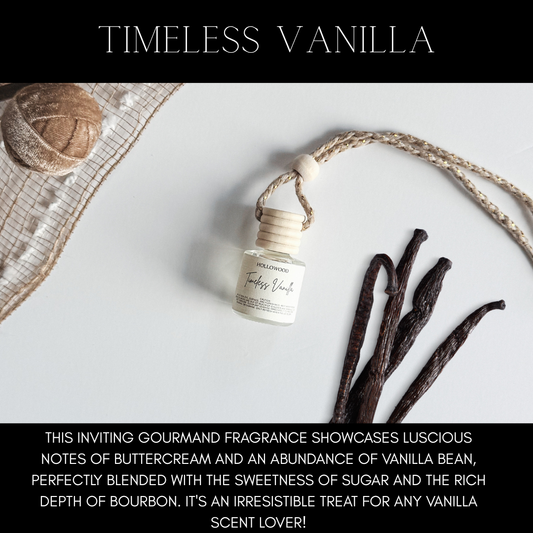 Timeless Vanilla Hollowood Car Diffuser