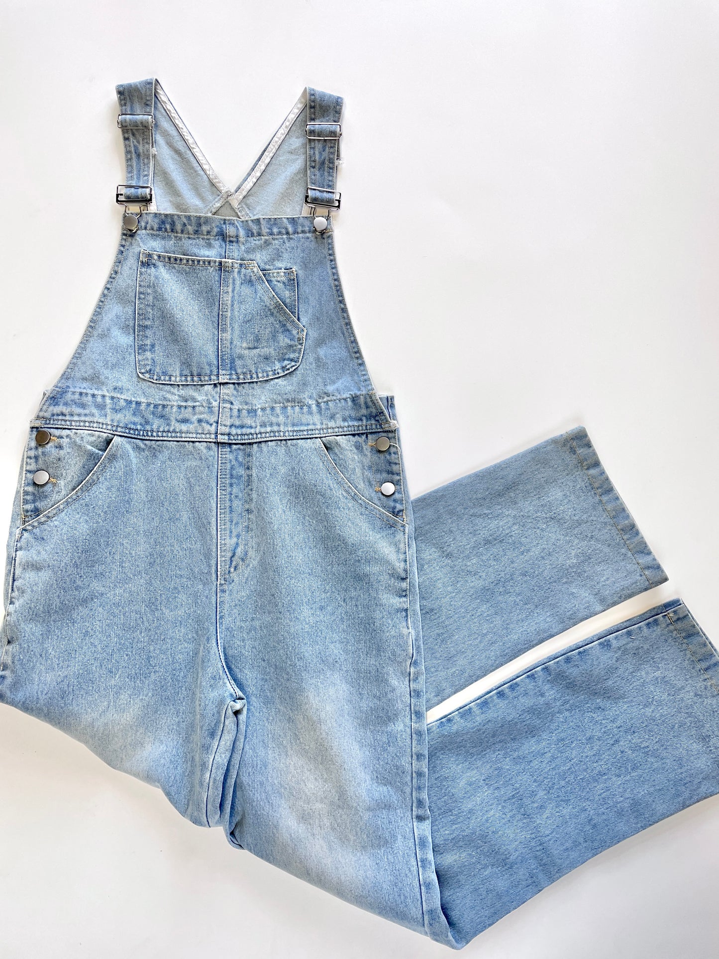 Light Wash Denim Overalls