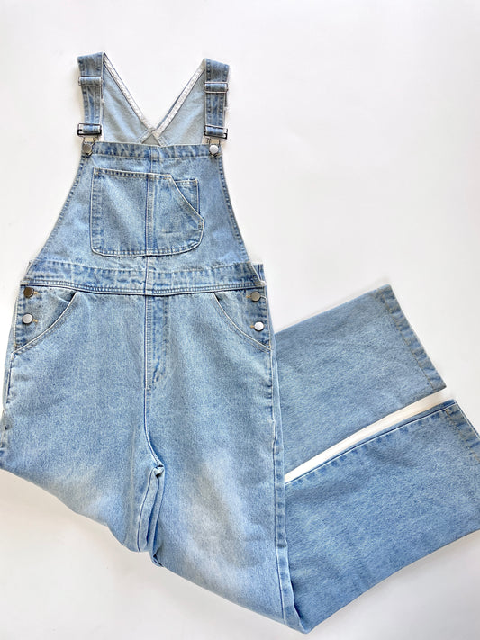Light Wash Denim Overalls