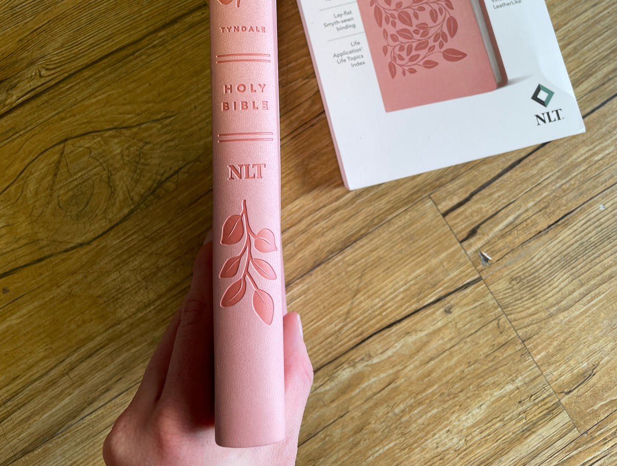 Pink NLT Bible