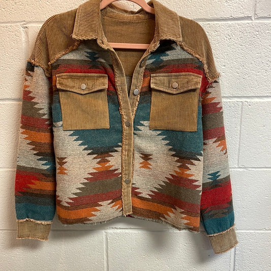 Aztec Corduroy Jacket