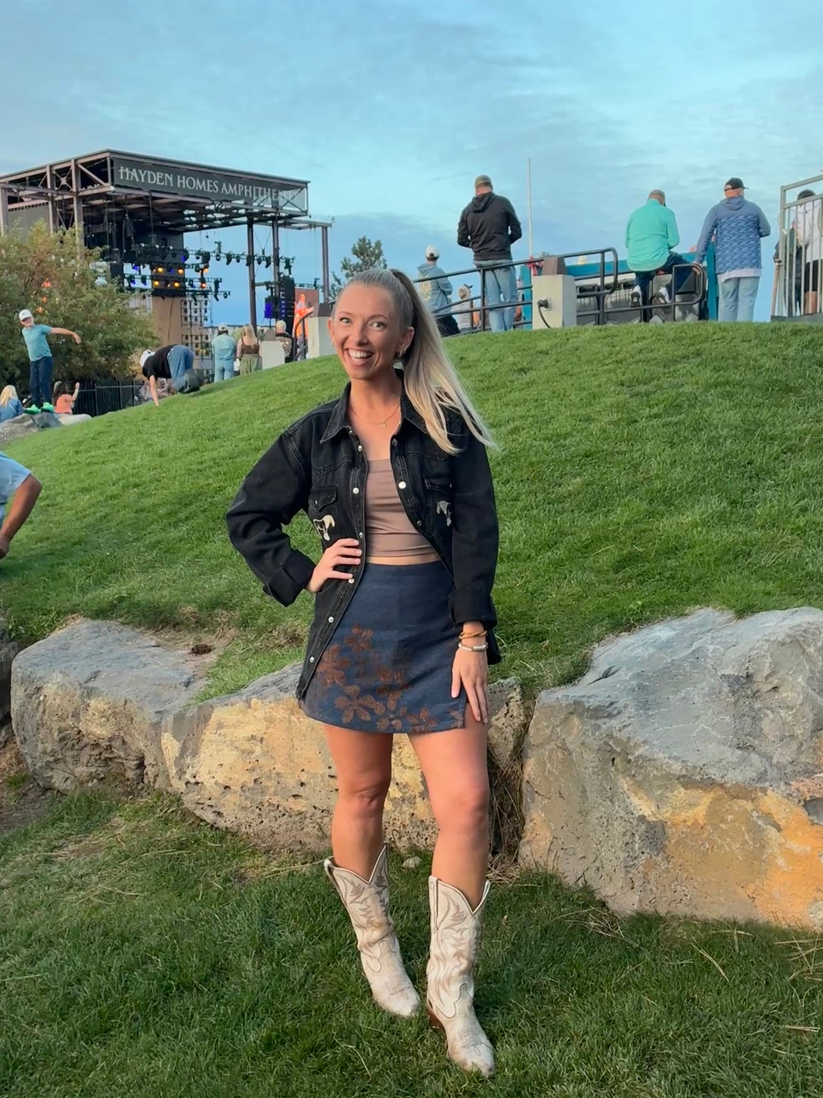 Fall Floral Skort