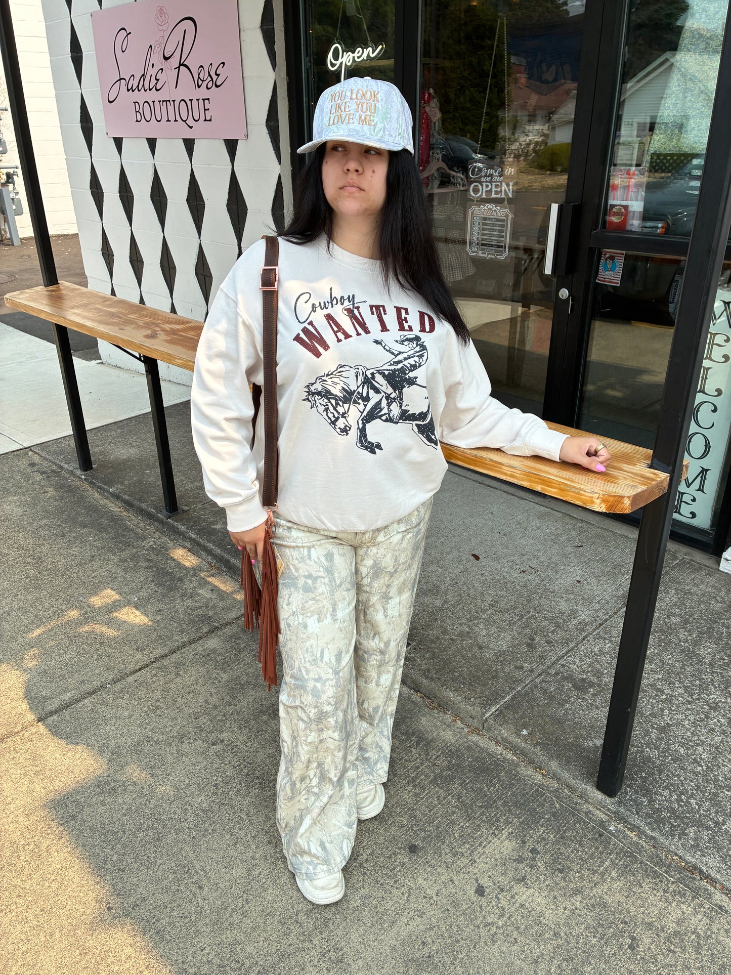 Cowboy Wanted Crewneck