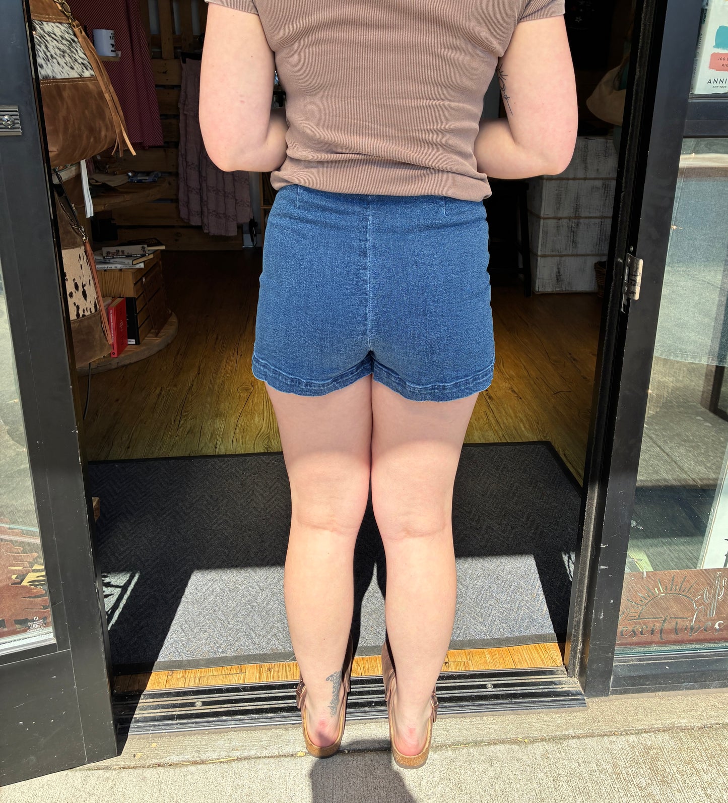 Denim Skort