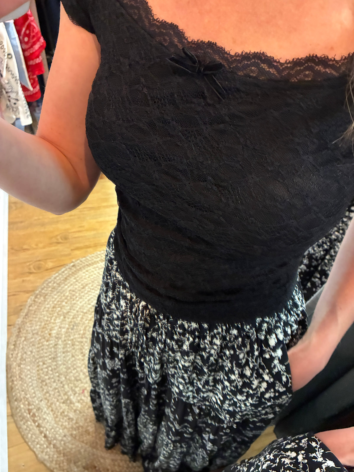 Black Lace Top
