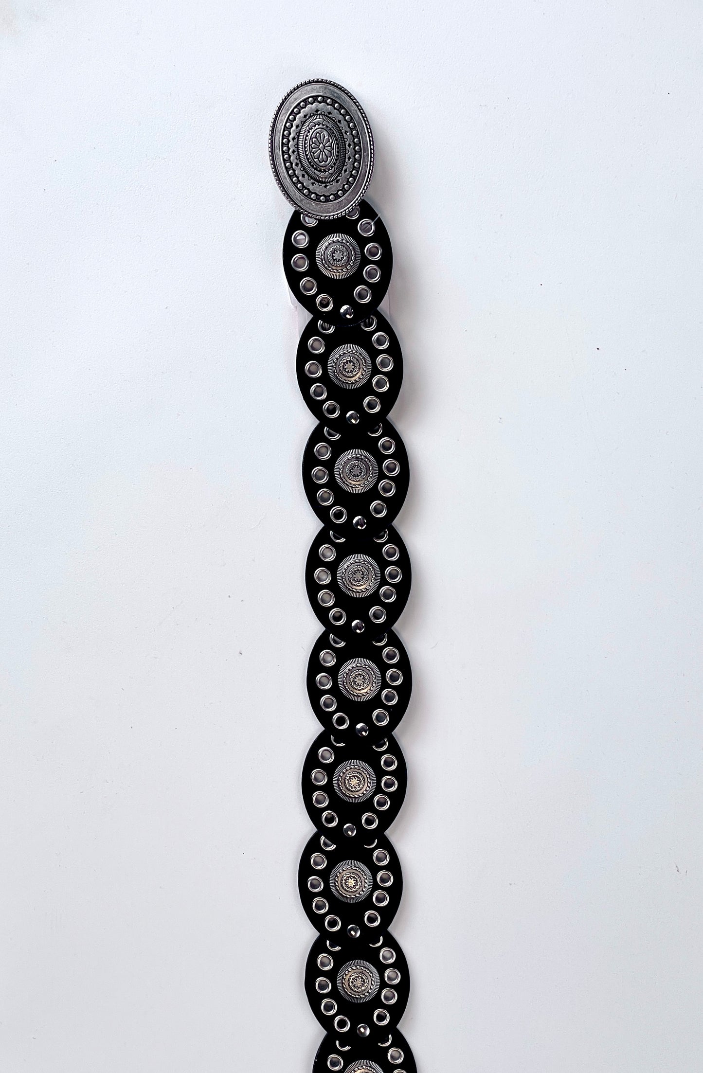 Black Velvet and Silver Belt