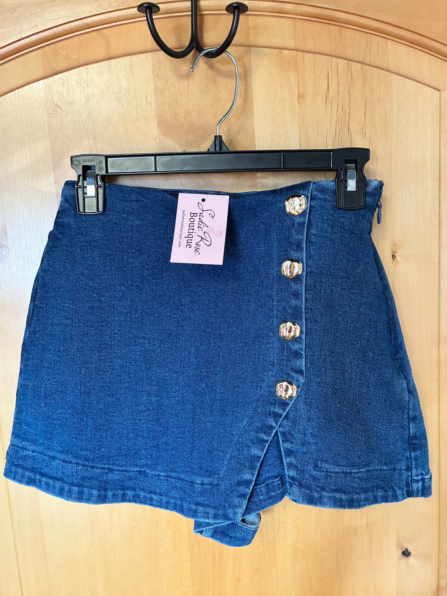 Denim Skort