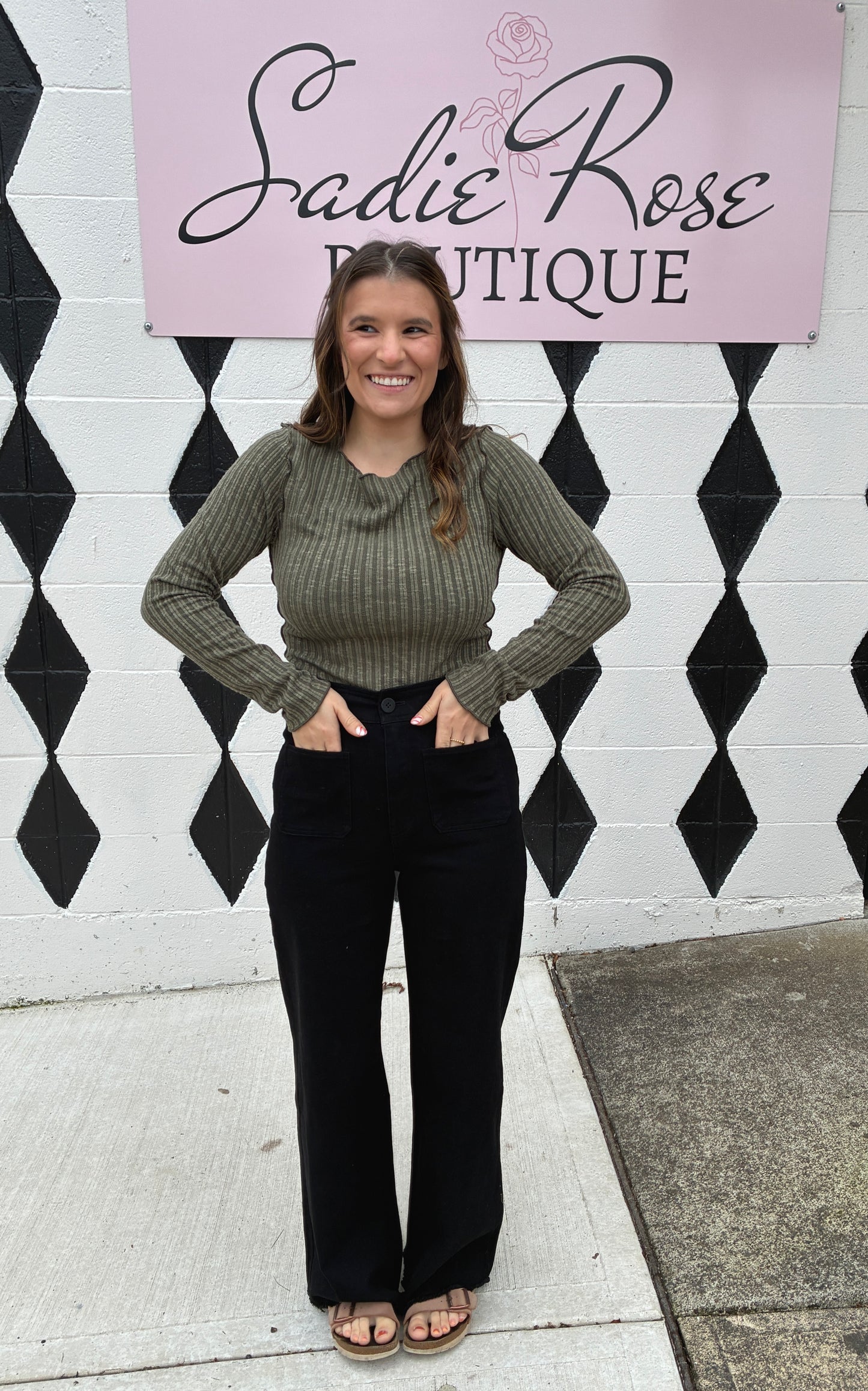 Black Wide Leg Jeans