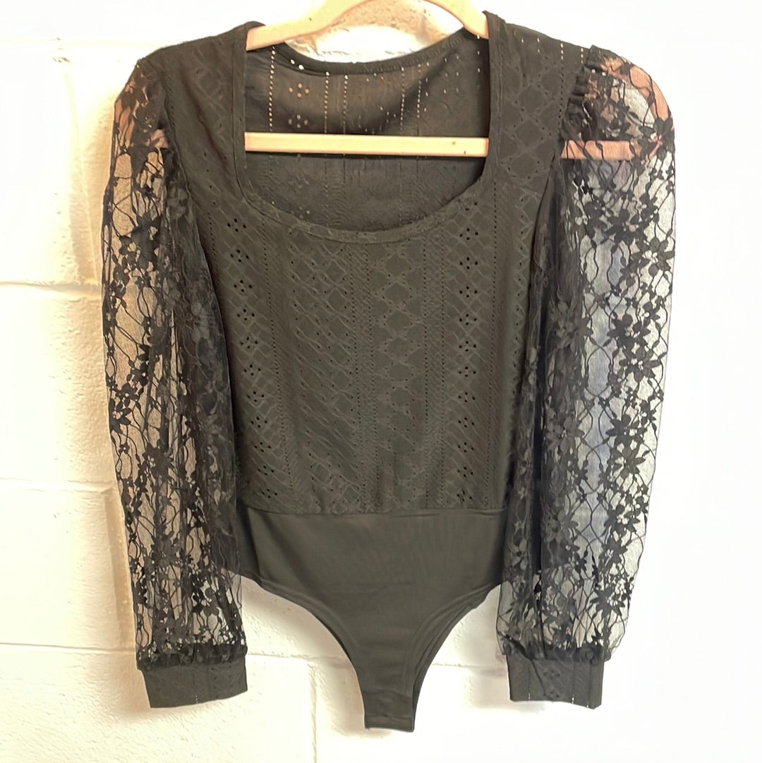 Black Lace Onesie