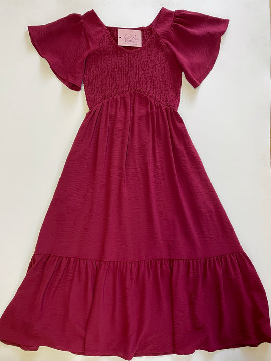 Burgundy Dress