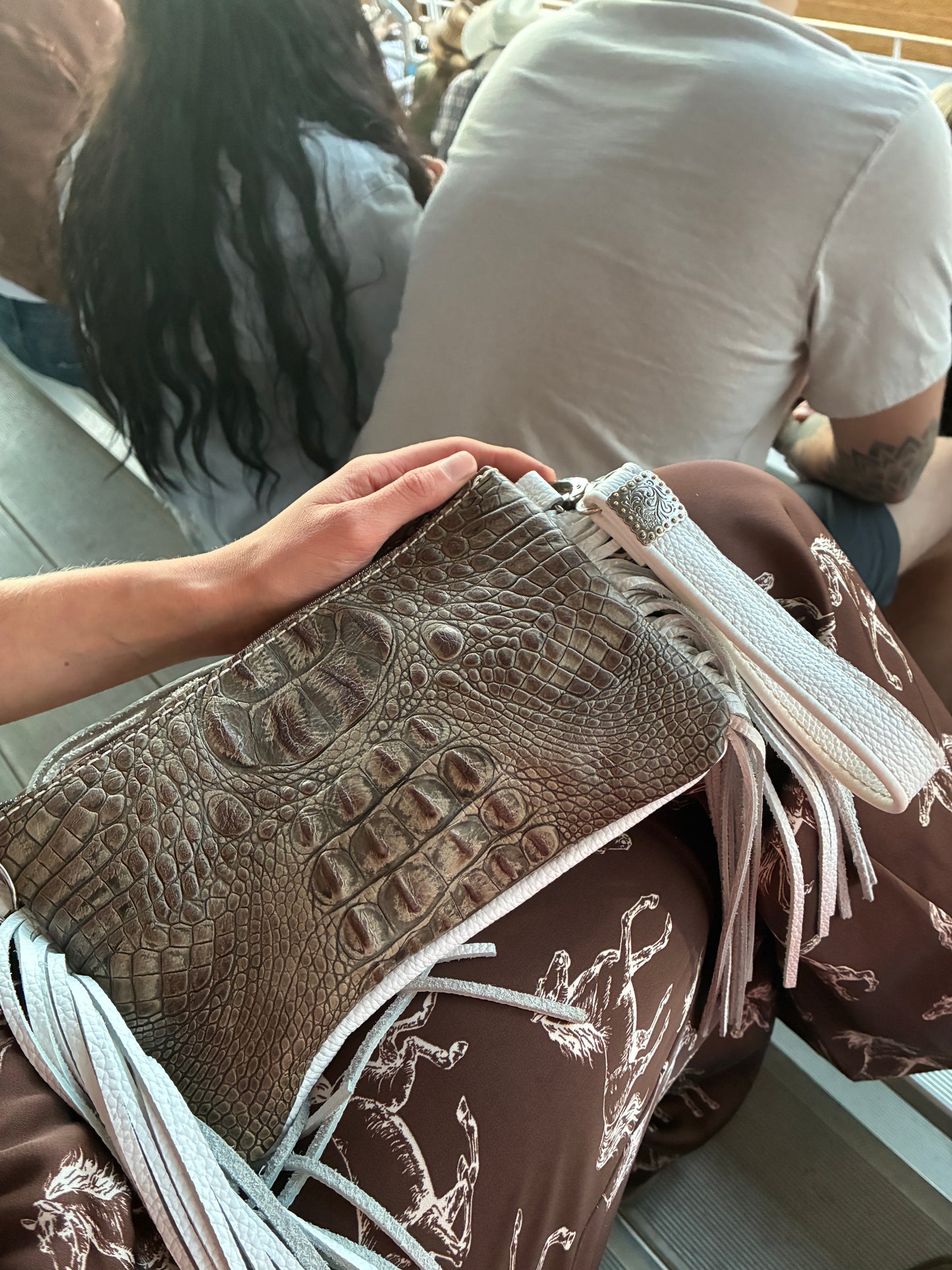 *Local Maker Product* Boujee Mare Leather Clutch