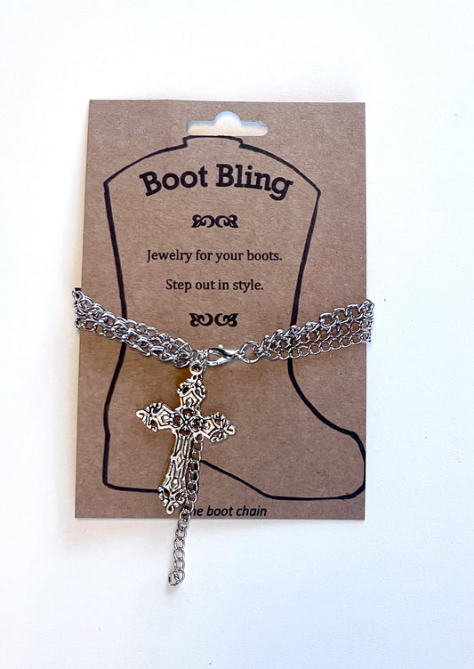Boot Bling Vintage Cross