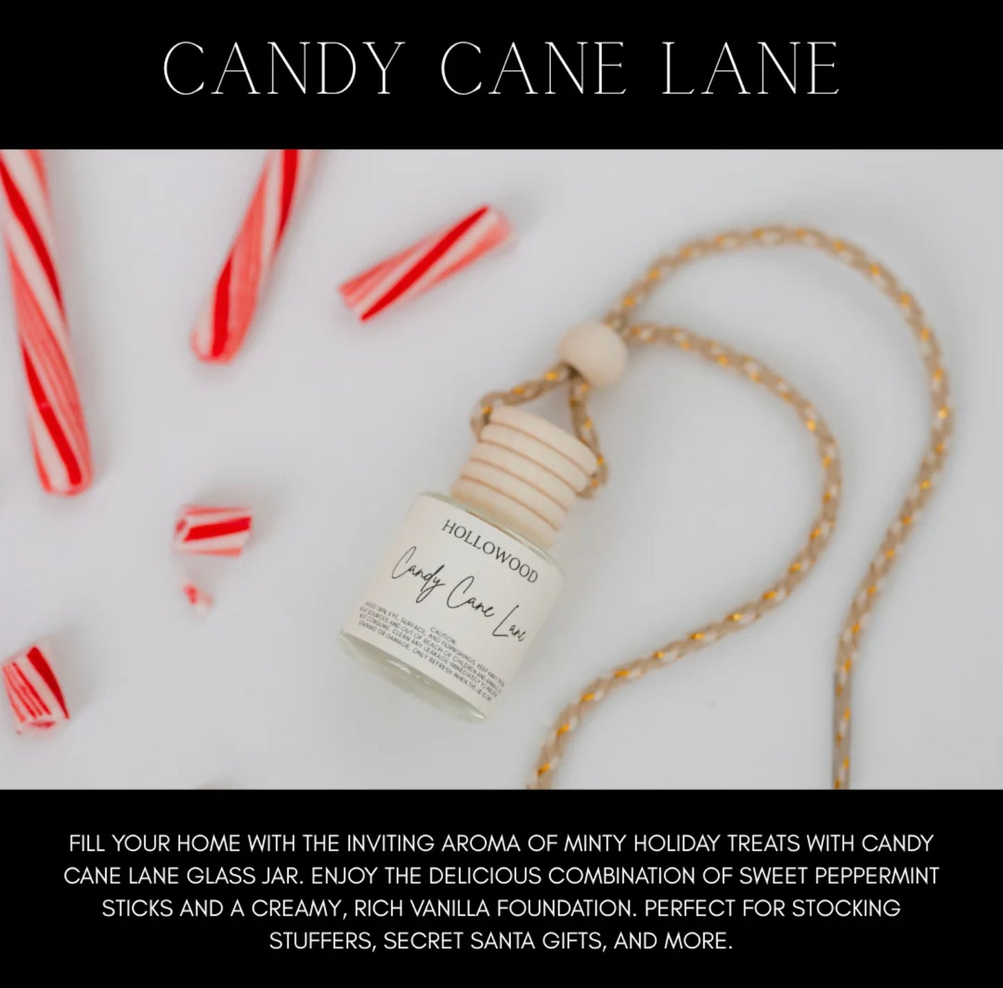 Peppermint Hollowood Car Diffuser