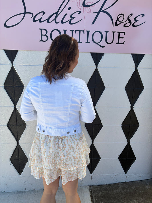White Denim Jacket