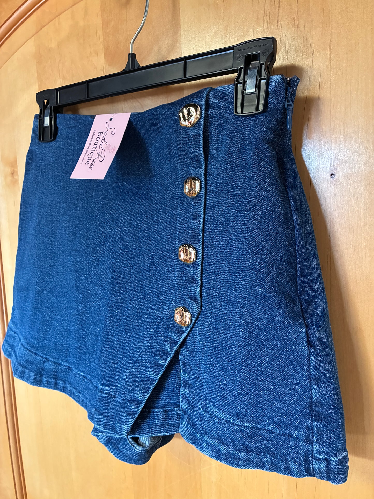 Denim Skort