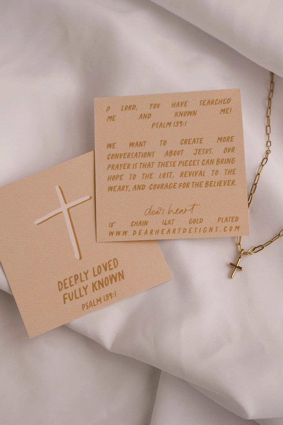 Delicate Gold Cross Necklace