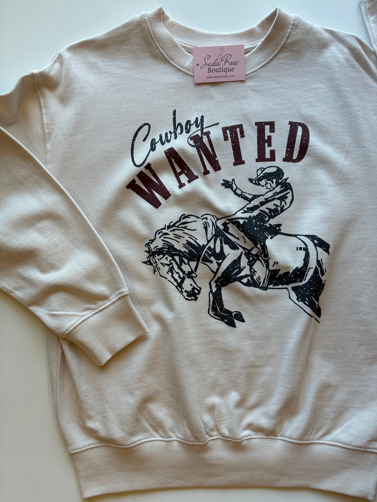 Cowboy Wanted Crewneck
