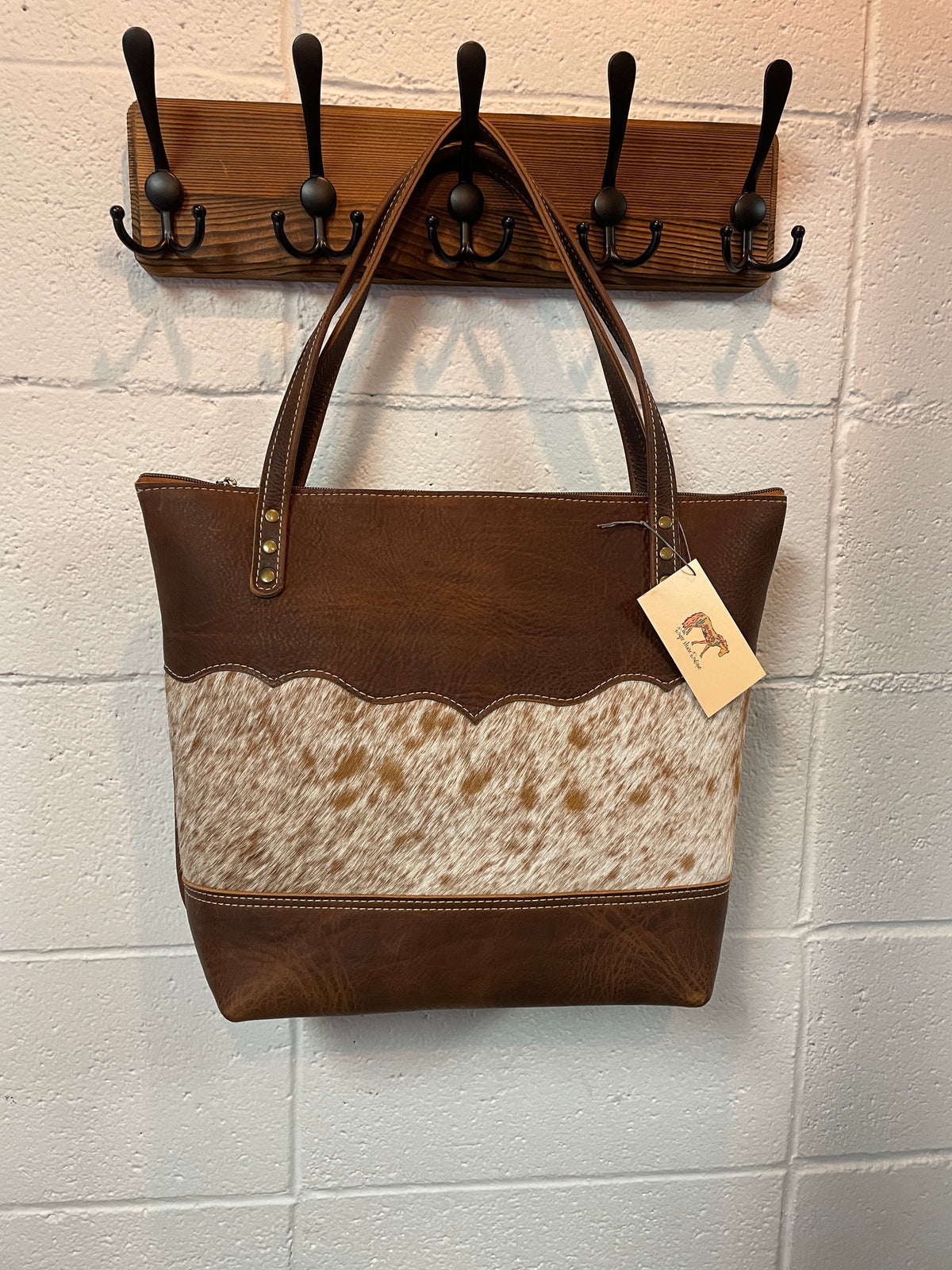 Boujee Mare Cobalt Leather Conceal Carry Tote
