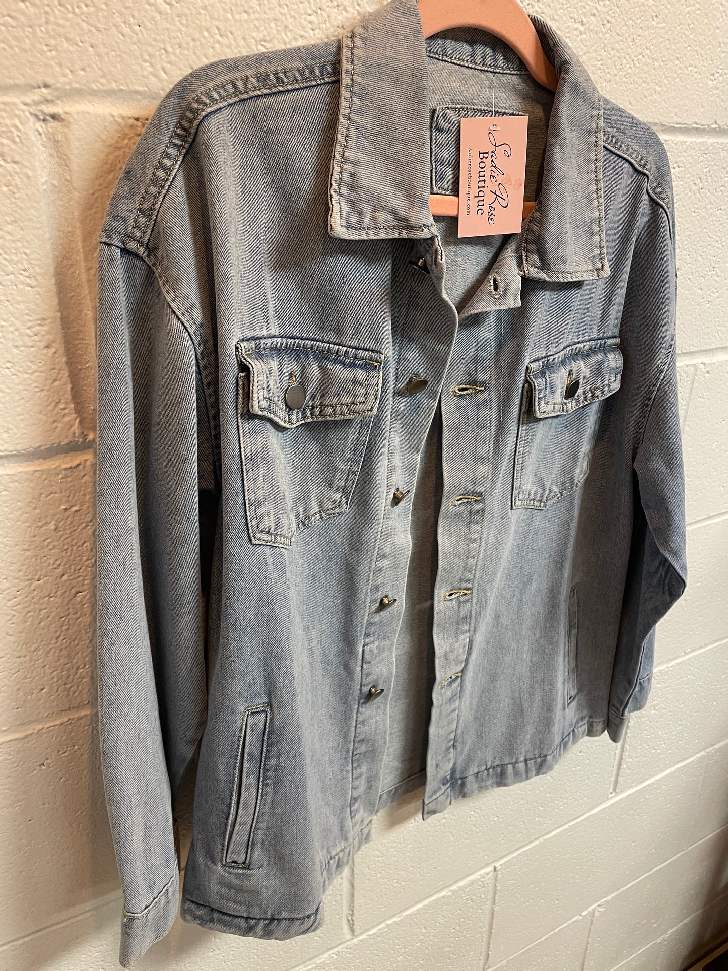 Acid Wash Denim Jacket