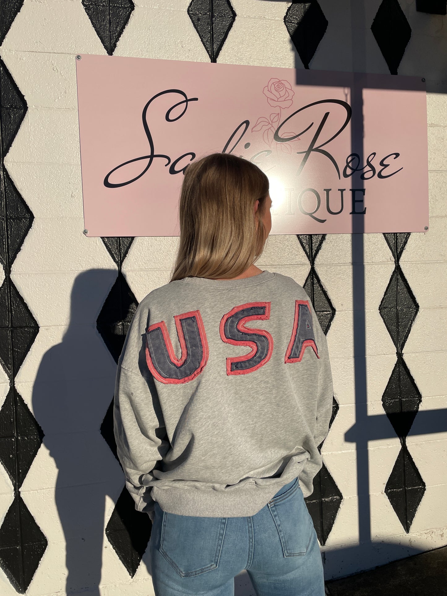USA Patchwork Sweatshirt