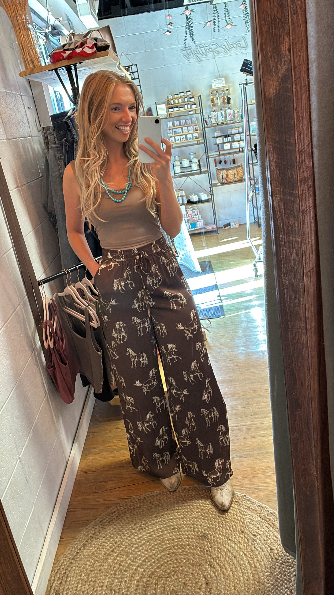 Satin Horse Pants
