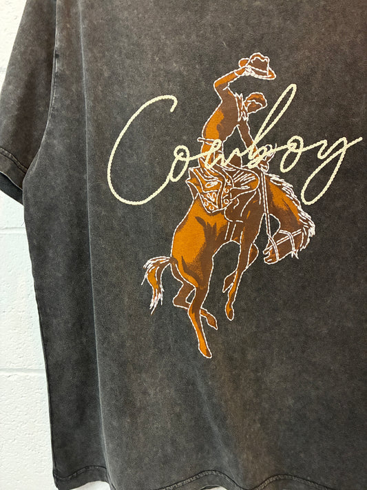 Cowboy Mineral Wash Tee