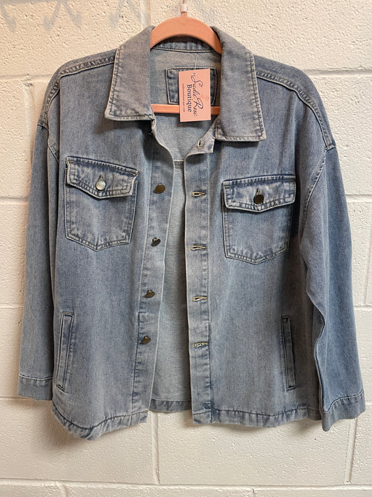 Acid Wash Denim Jacket