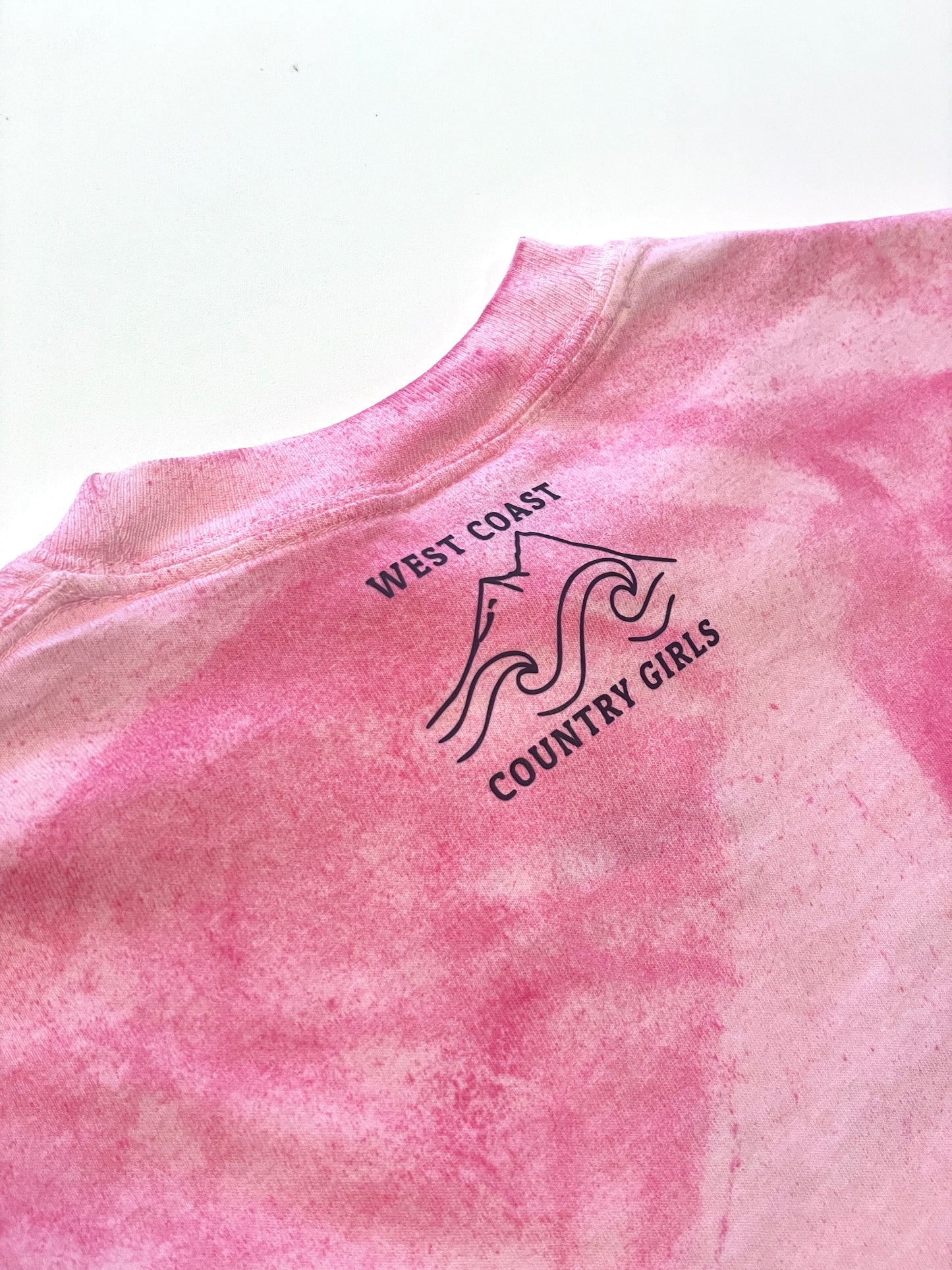 Pink Easily Distracted By Cowboys Tee