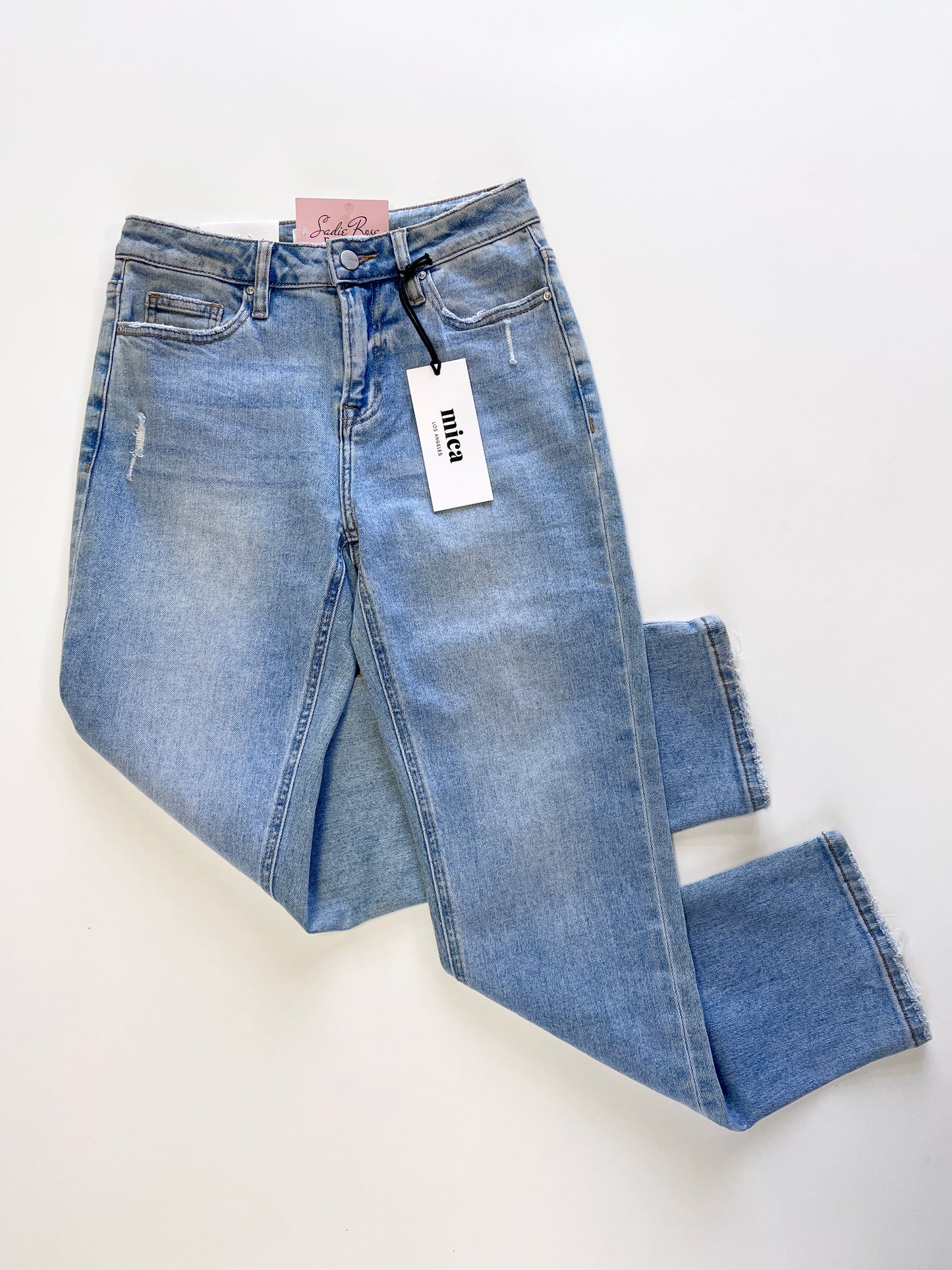 Mica Wedgie Straight Jeans