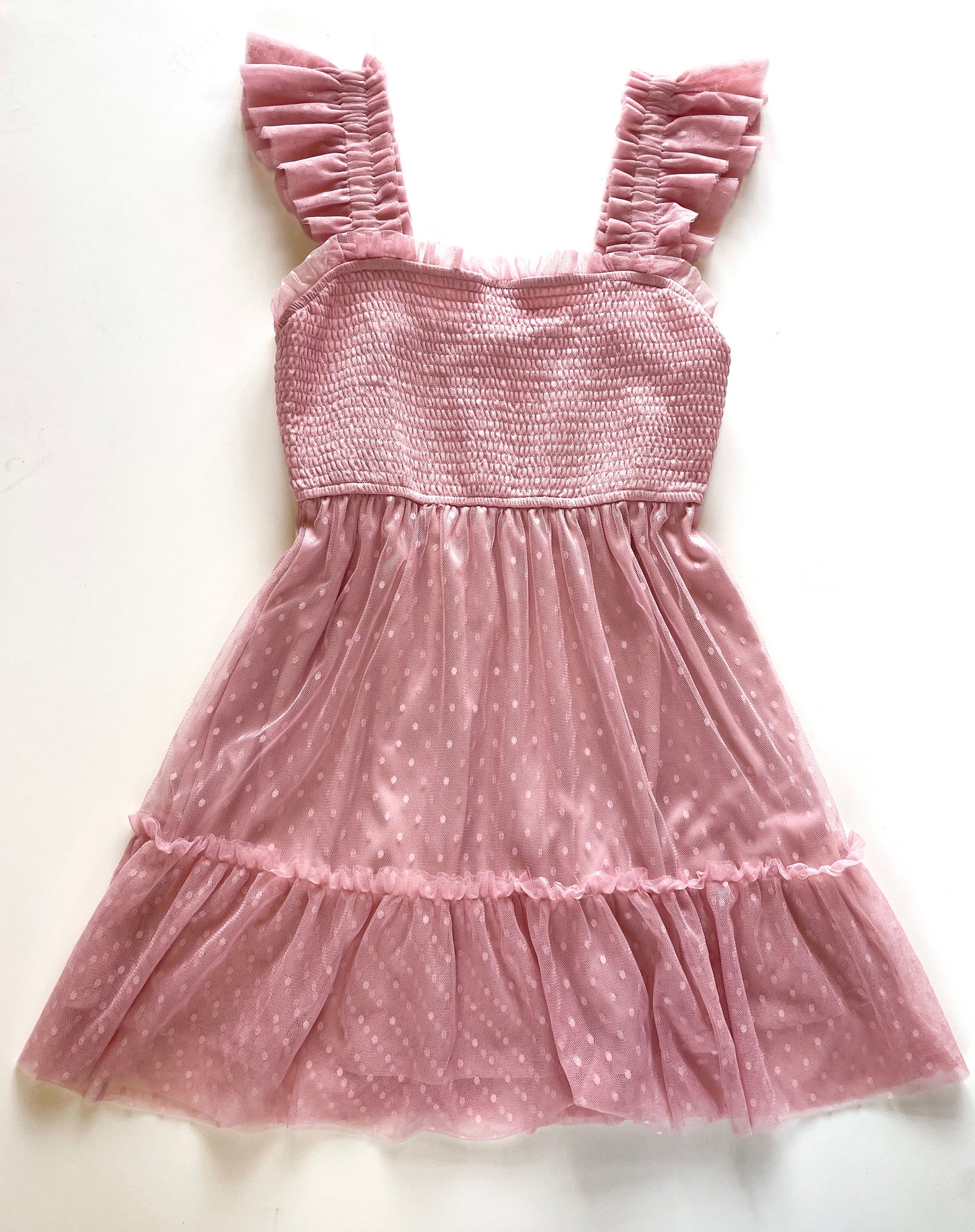 Light Pink Ruffle Dress