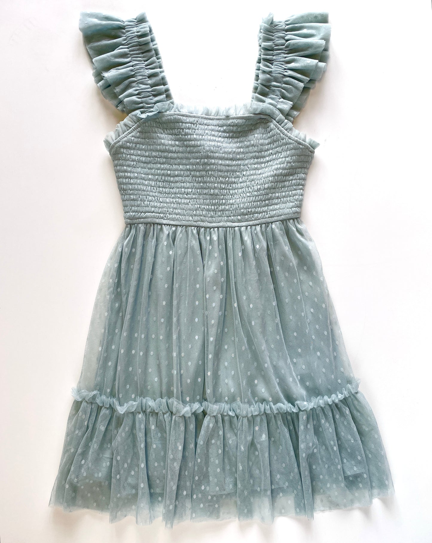 Mint Green Ruffle Dress