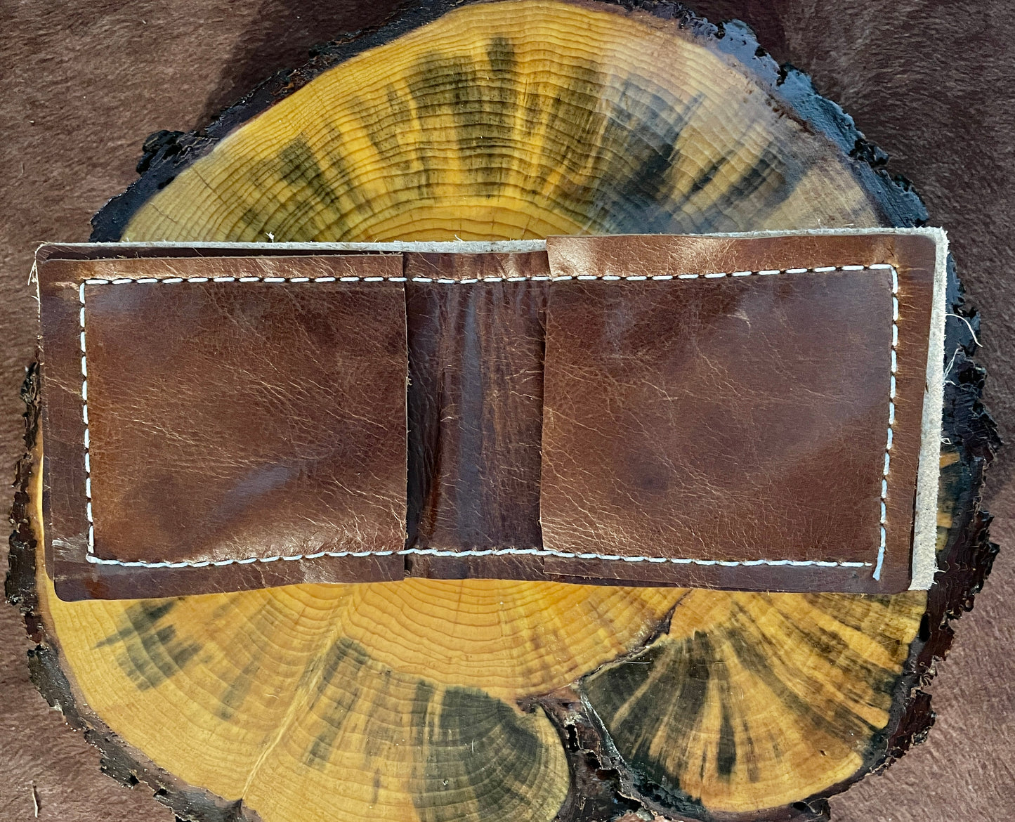 Handmade Cowhide Billfold Wallets