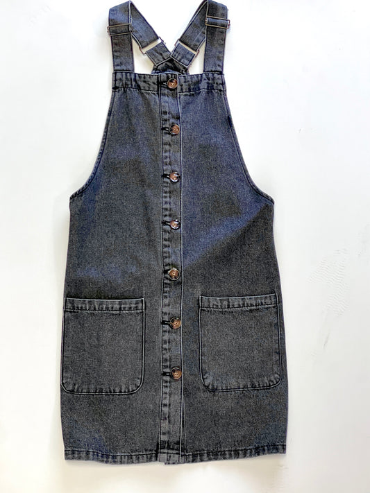 Grey Overall Dress