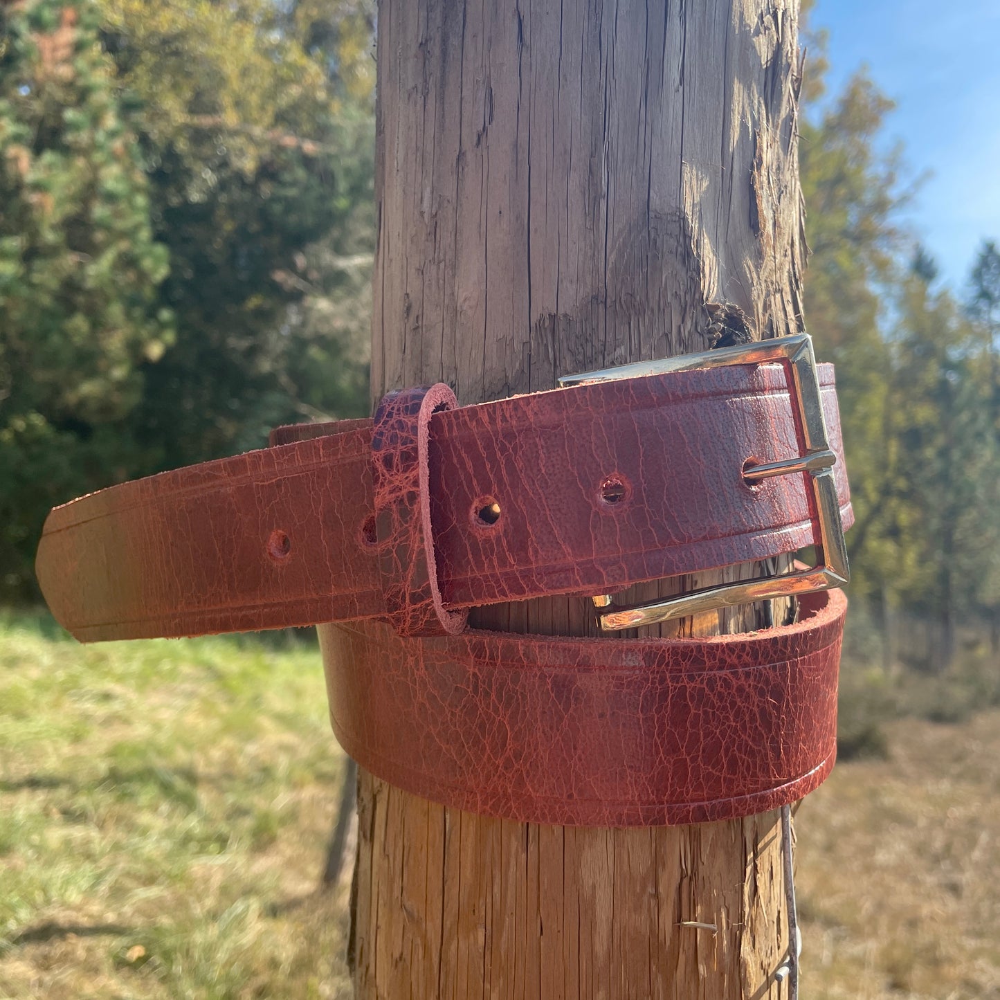 Buffalo Hide Belt