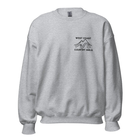 West Coast Country Girls Crewneck Sweatshirt